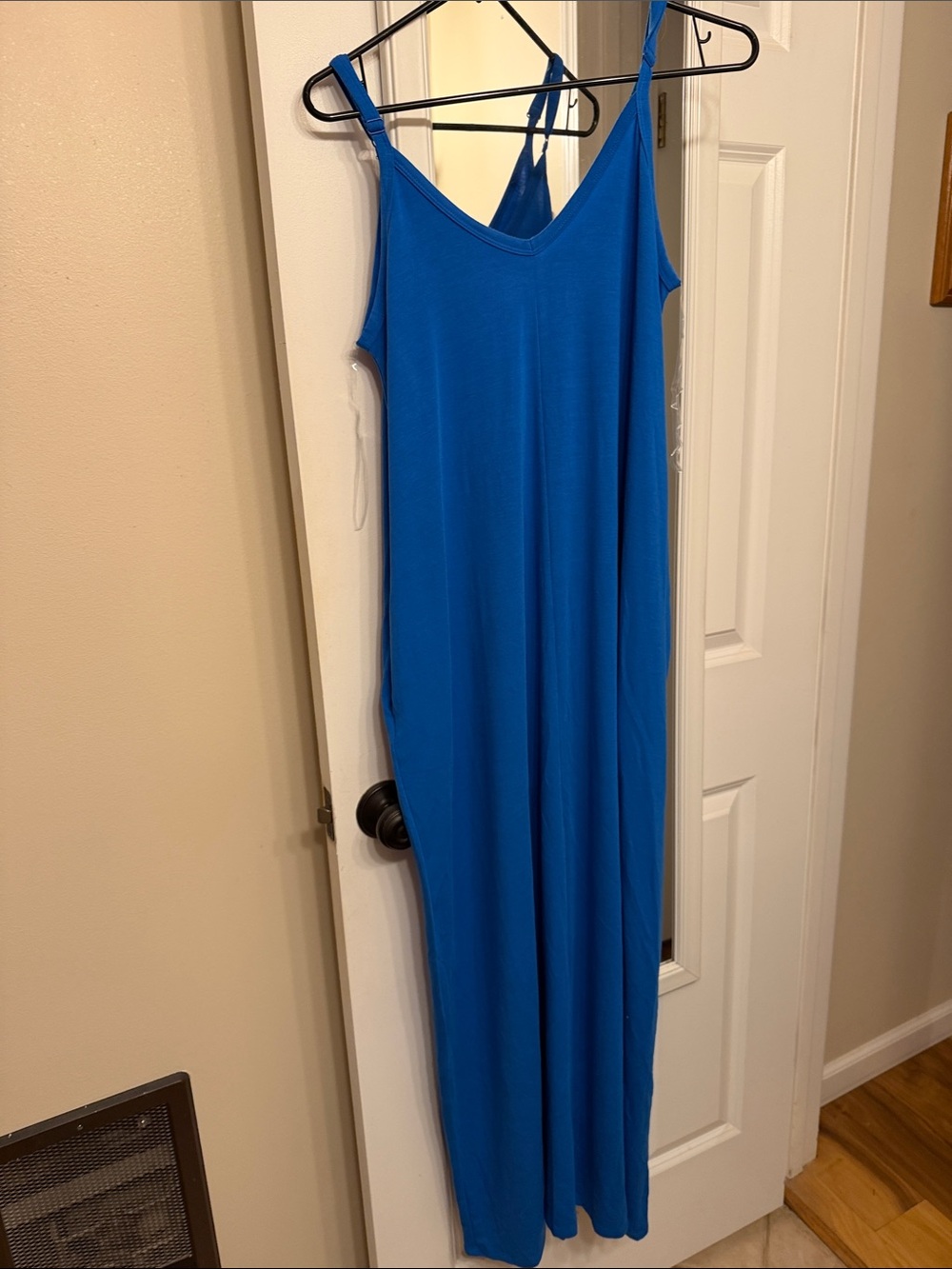 Zenana Outfitters Royal Blue Sleeveless V-Neck Maxi Dress